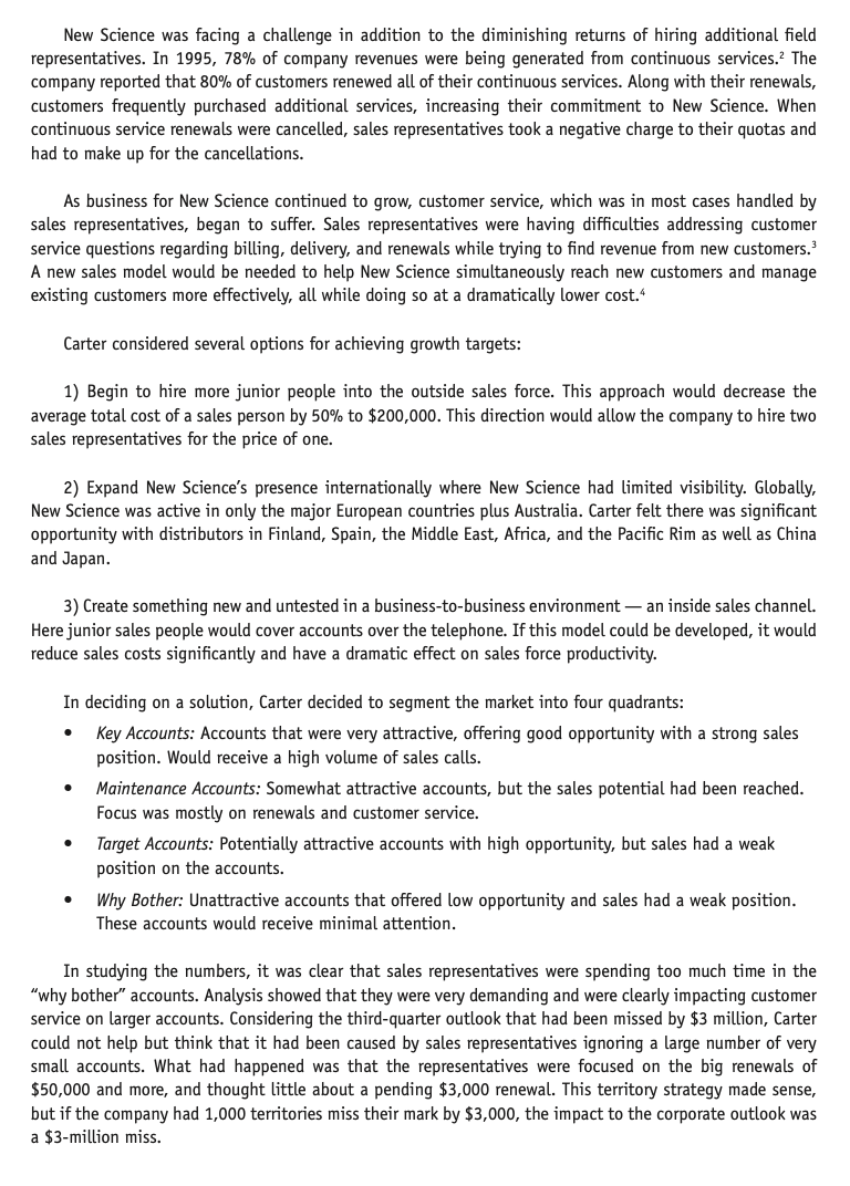 Read New Science: Pioneering the inside sales