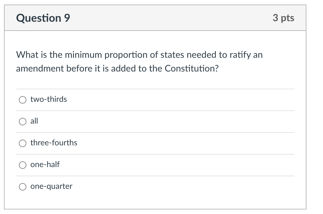 Question 2 3 pts What is the basic role of all