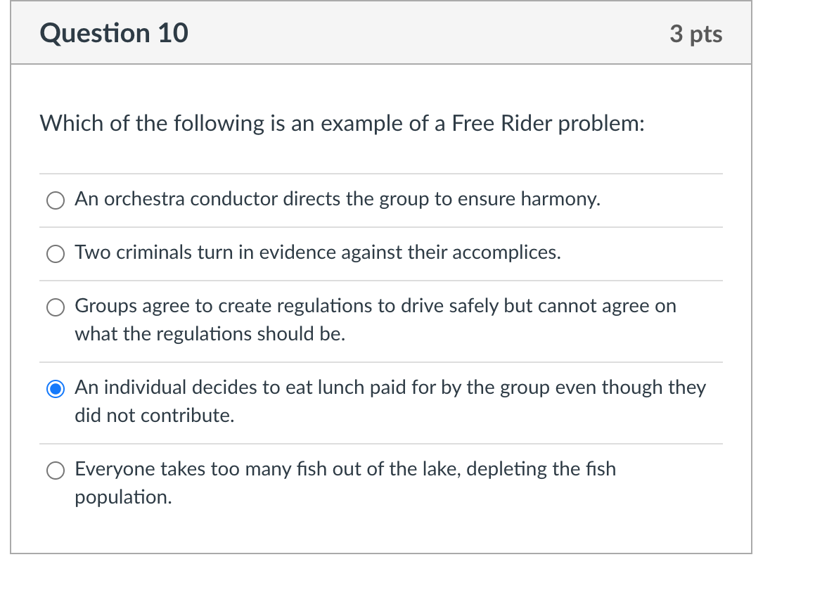 Question 2 3 pts What is the basic role of all