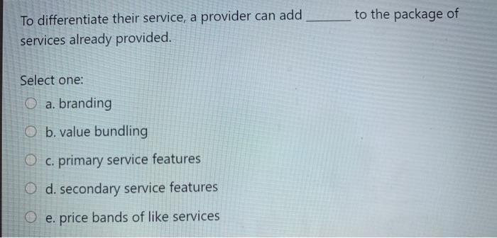 There are shifts that favour the customer in the
