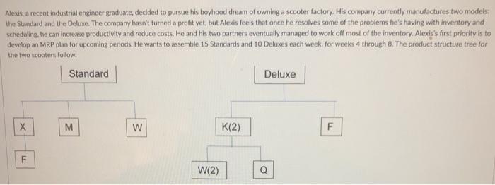 Alexis, a recent industrial engineer graduate,