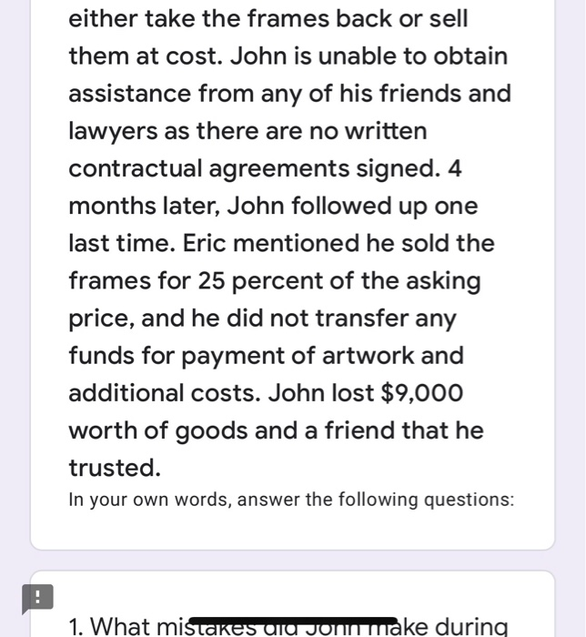 4:17 Gmail docs.google.com John and Eric are