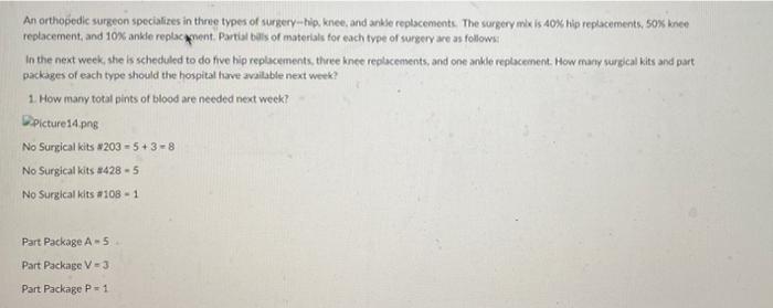 14.5 39. An orthopedic surgeon specializes ya