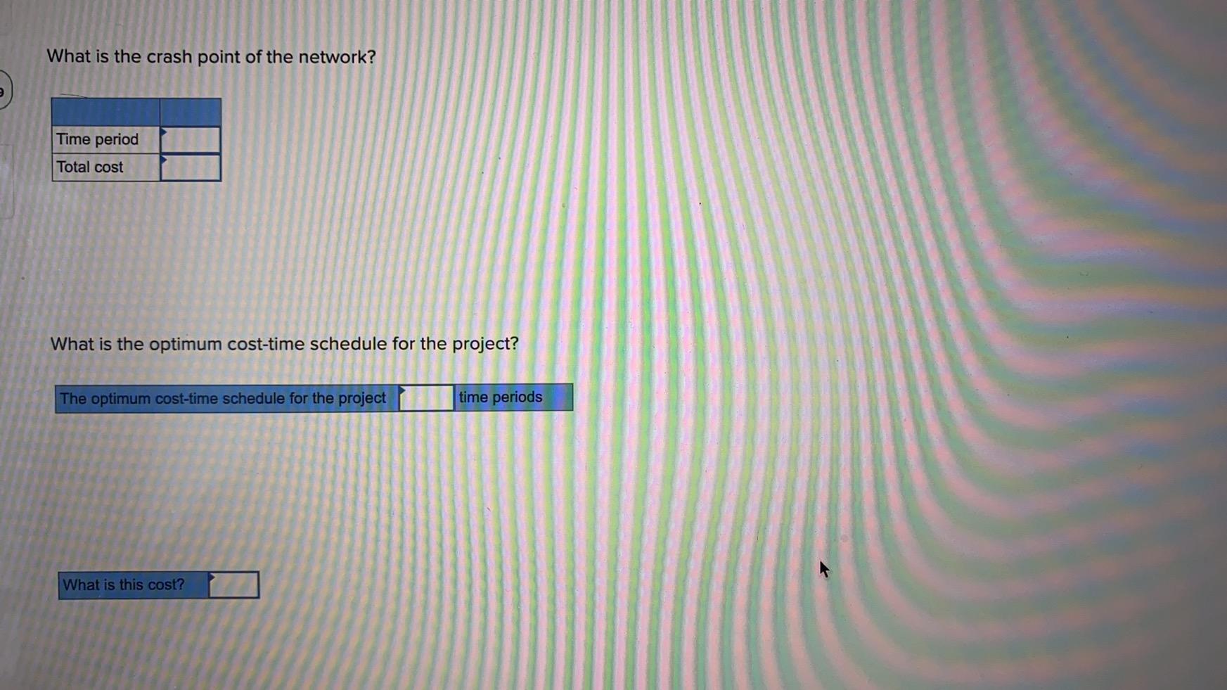 4 X G 1 A 5 5 3 E B 3 H 2 x 5 Total direct cost: