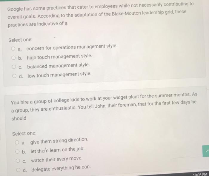 Google has some practices that cater to employees