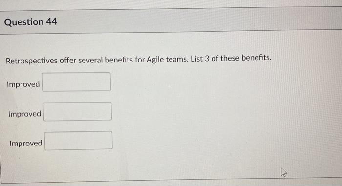 2 pts Question 41 The theory behind Scrum is