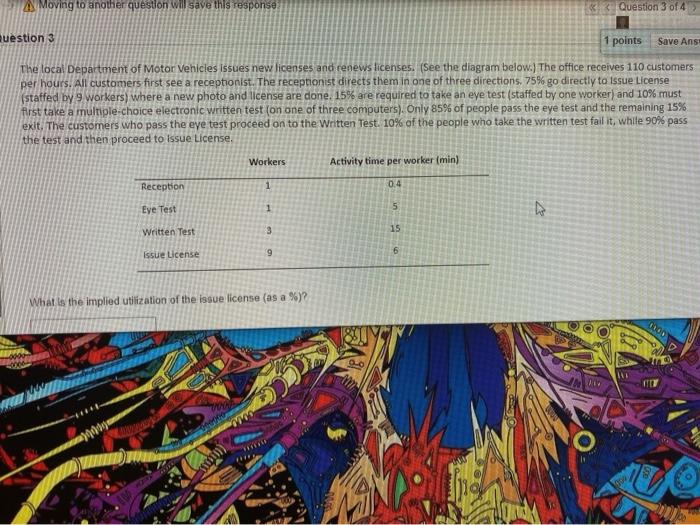 Moving to another question will save this