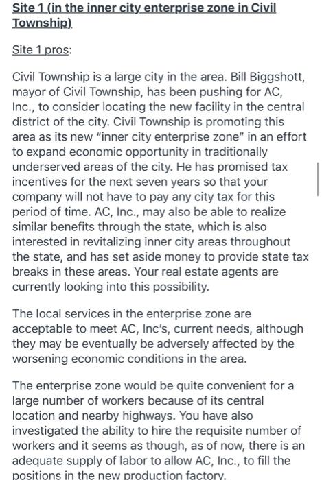 Chapter 2 Project-Location, Location, Location