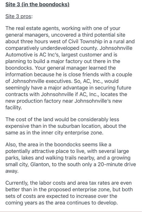 Chapter 2 Project-Location, Location, Location