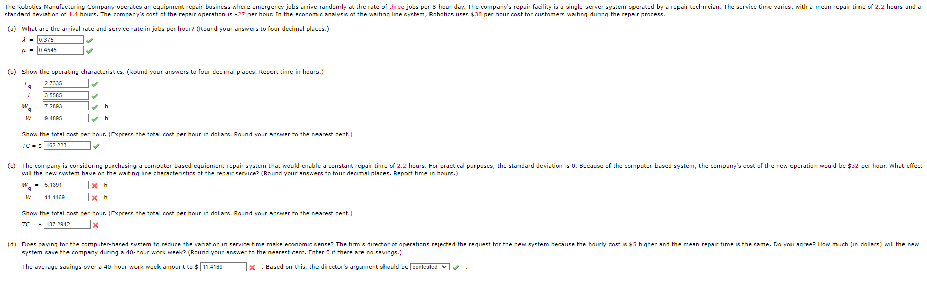 I need help with just part C and part D The