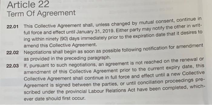 Information: Question: Appendix C Contract