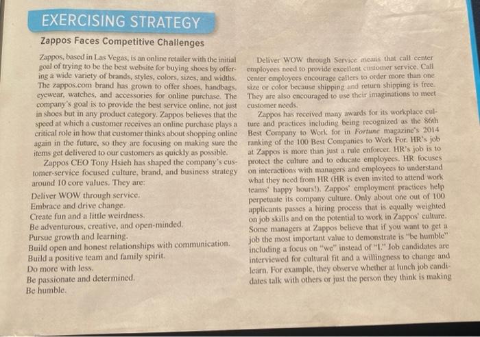 please answer Questions after reading article