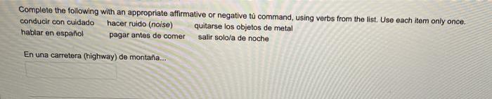 this is a spanish question. how do i weote the