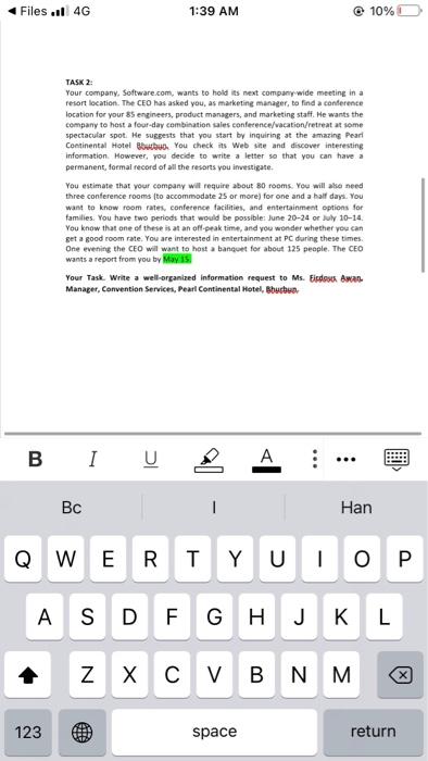 okay i have been given this task to revise this