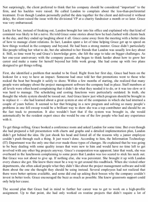 BUISNESS COMMUNICATION case study 1. How was the