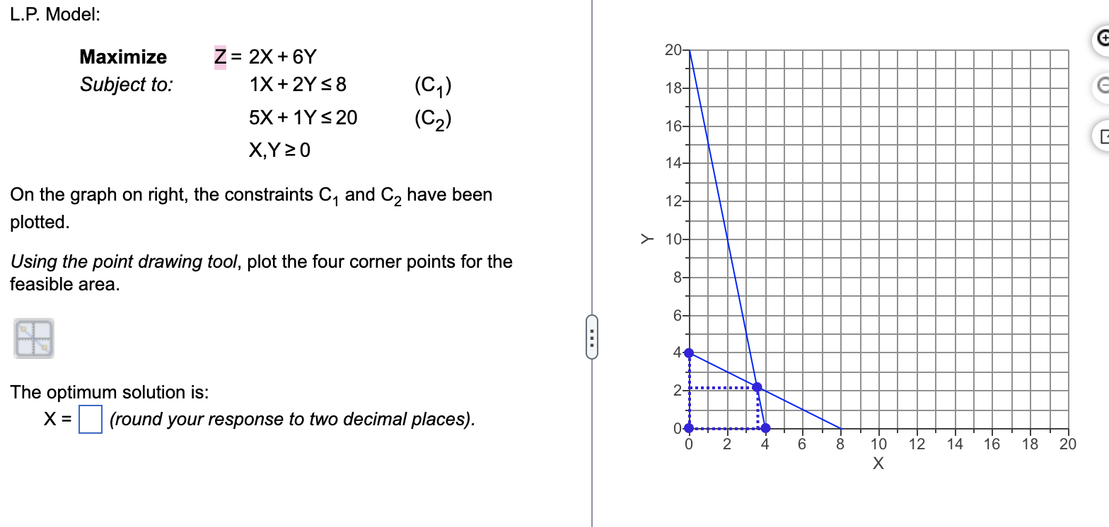 The answer is not 24. L.P. Model: + 20- Maximize