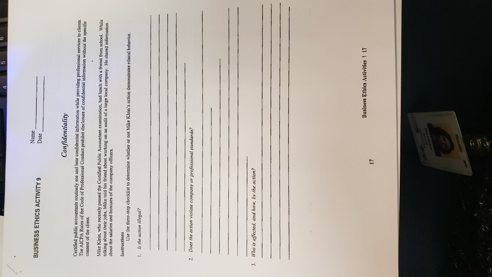 Affected Mike Klein Negative Might be fired.