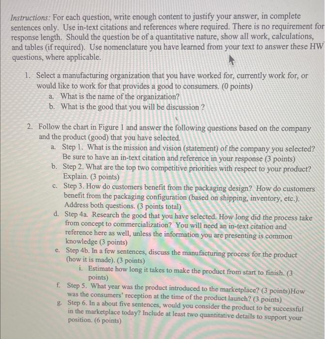 Instructions: For each question, write enough