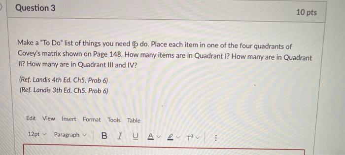 iz Instructions Question 1 15 pt Make a