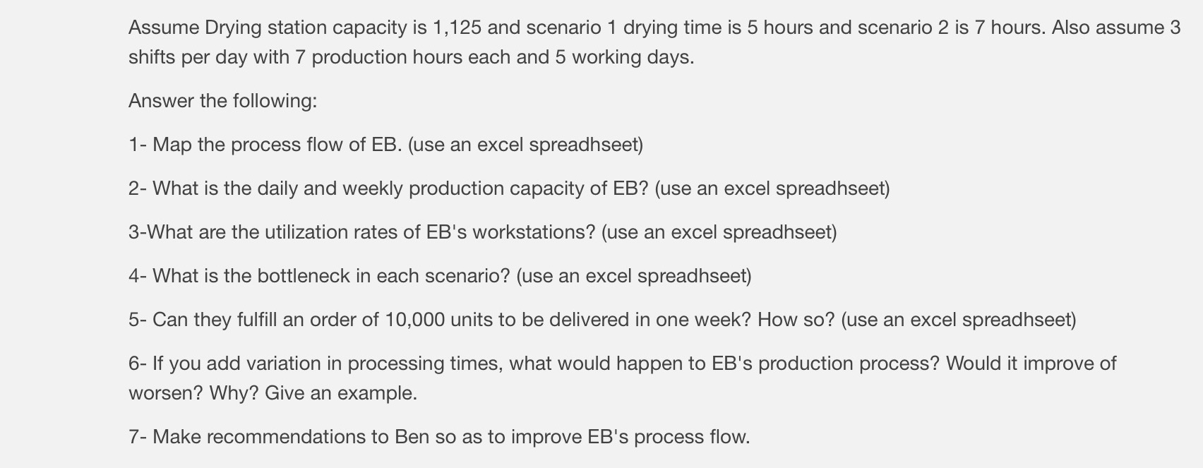 Operations Management Case: Earth Buddy Please