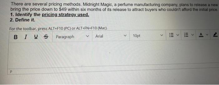 There are several pricing methods. Midnight