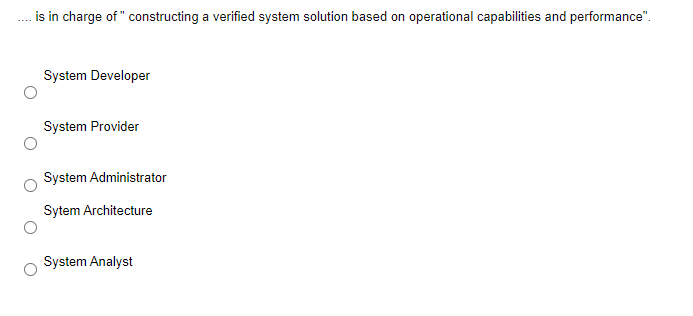 is in charge of " constructing a verified system