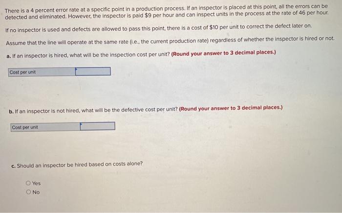 There is a 4 percent error rate at a specific