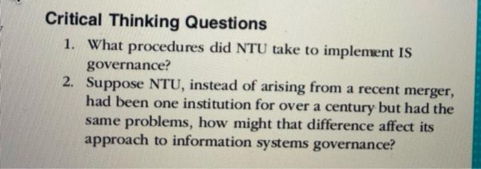 help CASE STUDIES Case One Establishing