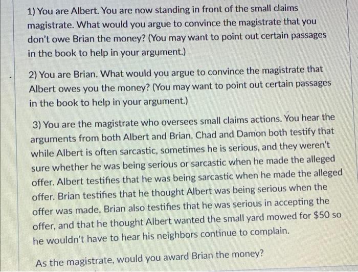 this is a Business Law and Ethics question.