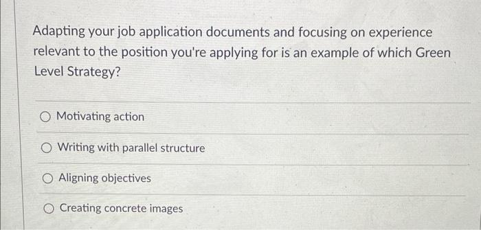 Adapting your job application documents and