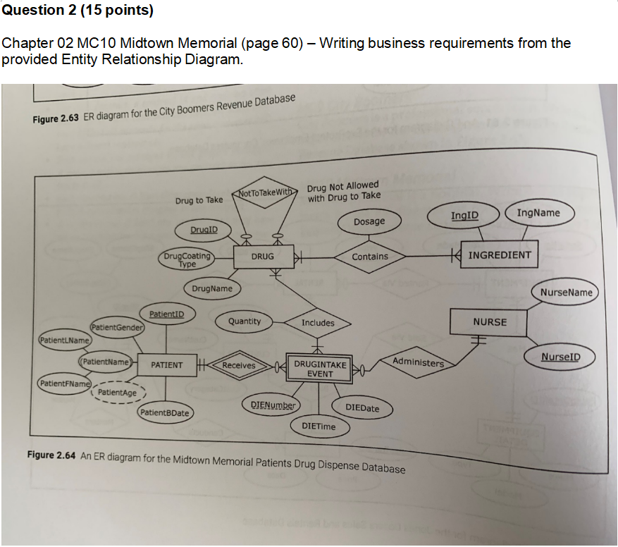 Question 2 (15 points) Chapter 02 MC10 Midtown