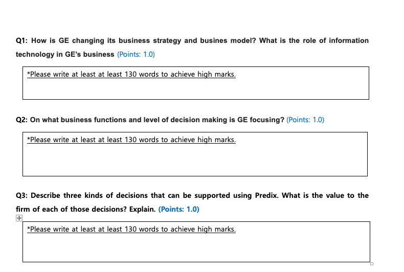 BUSINESS PROBLEM-SOLVING CASE GE Bets on the