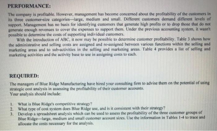 Question 3- develope a spreadsheet analysis which