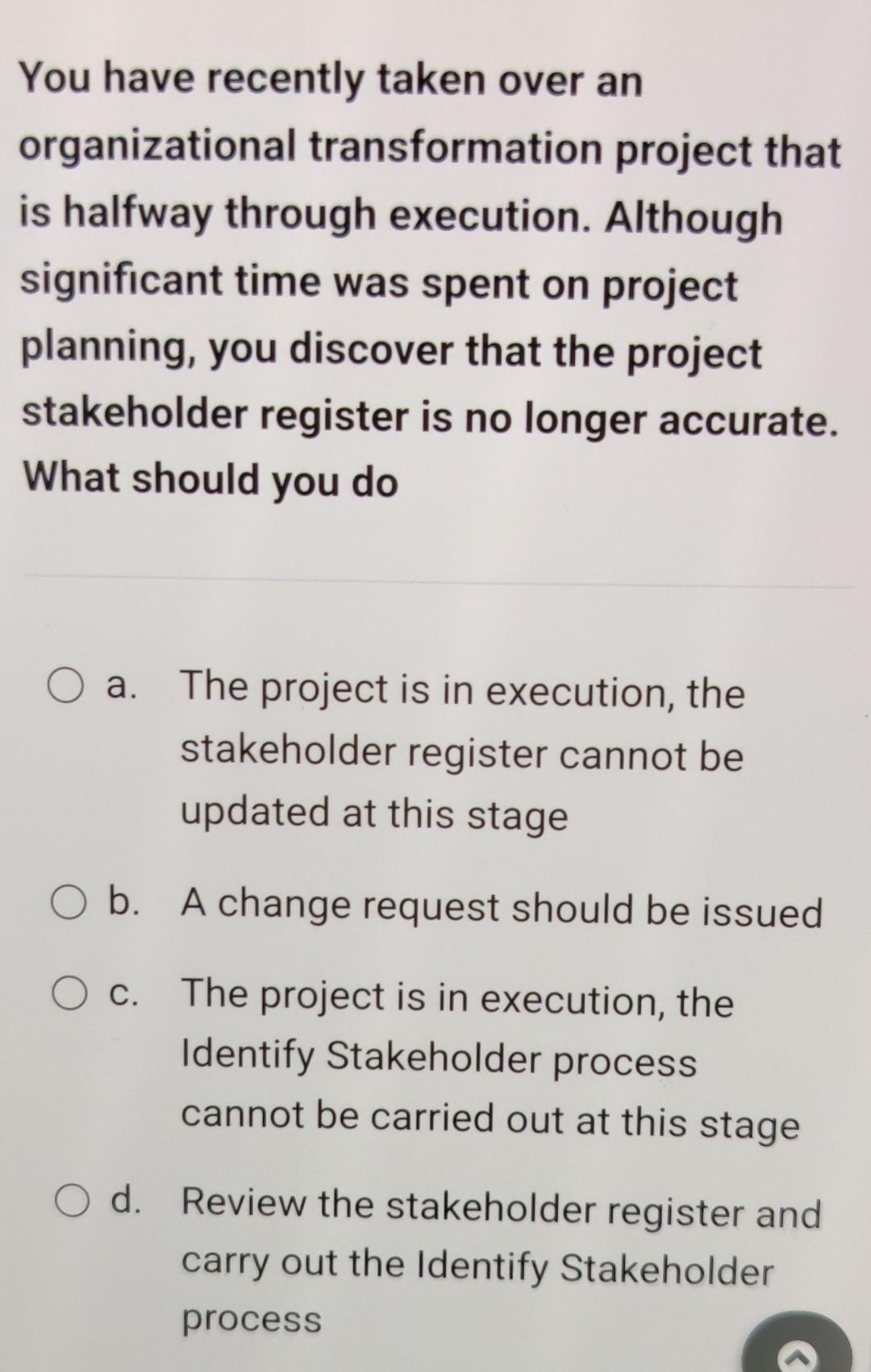 What are the dimensions measured on a stakeholder