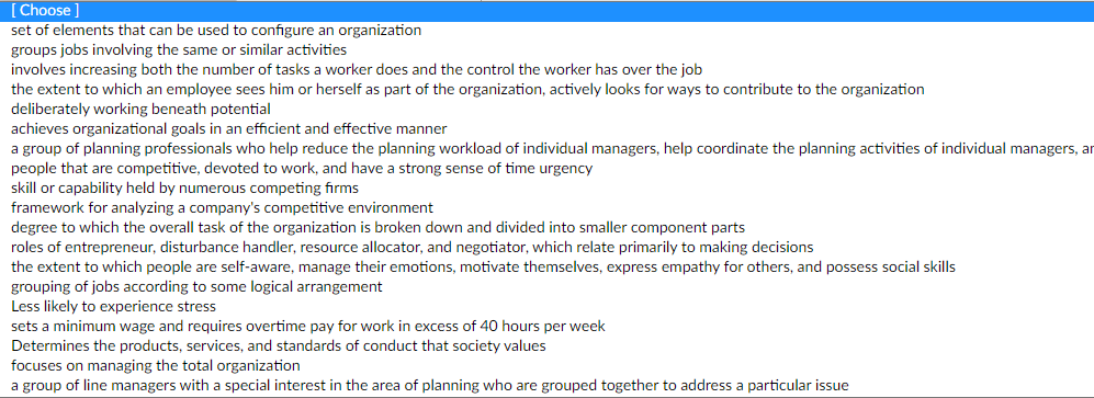 what is the correct matching anwers Validation