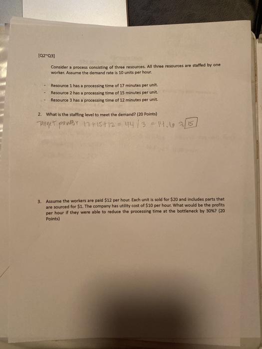 (02-03 Consider a process consisting of three