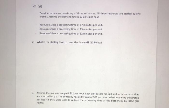 [Q2-03) Consider a process consisting of three