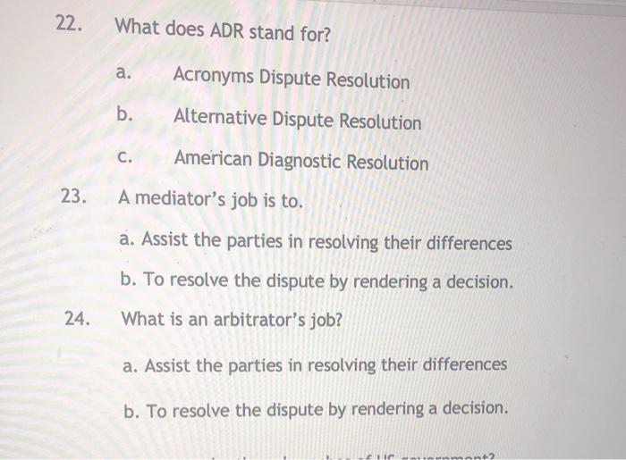 True or False 1. Constitutional law involves the