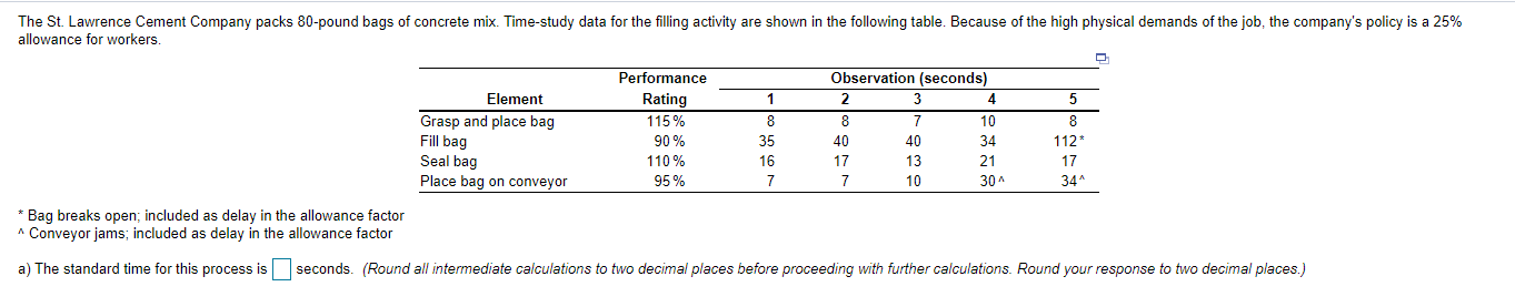 The St. Lawrence Cement Company packs 80-pound