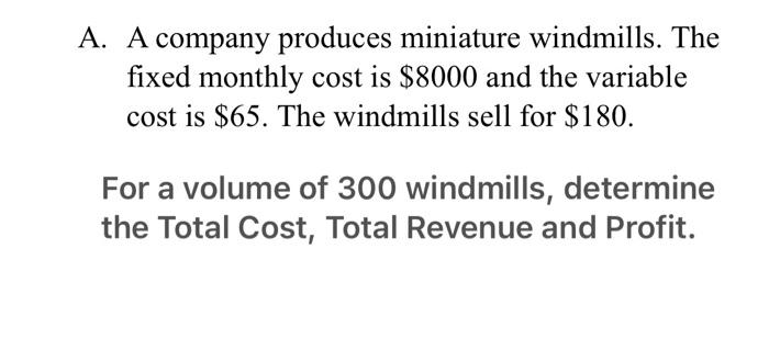 solve both in excel please!!!! A. Create a model
