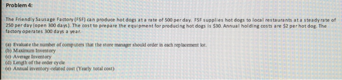 Problem 4: The Friendly sa usage Factory (FSF)