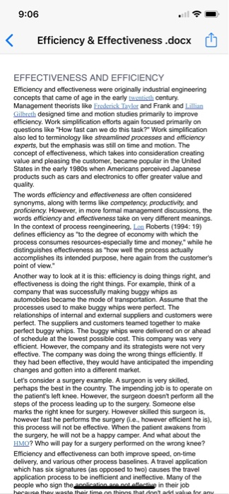 9:06 < Efficiency & Effectiveness .docx