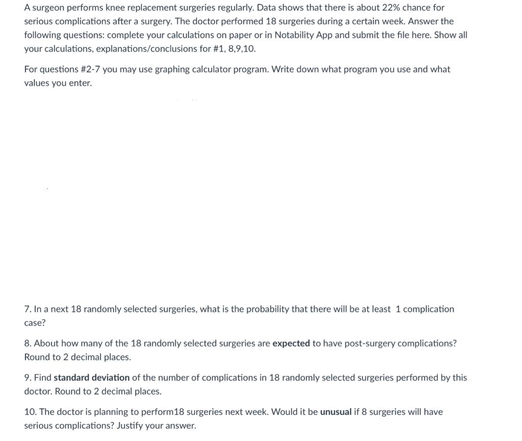 A surgeon performs knee replacement surgeries