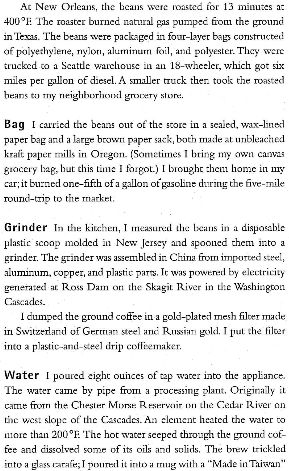 Assignment Directions: Coffee Article: Chapter 1