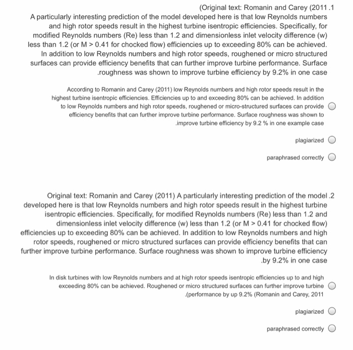 can you tell me if it plagiarism (Original text: