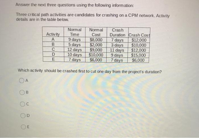Answer the next three questions using the