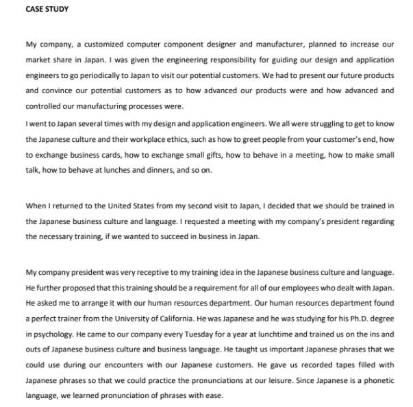 CASE STUDY My company, a customized computer