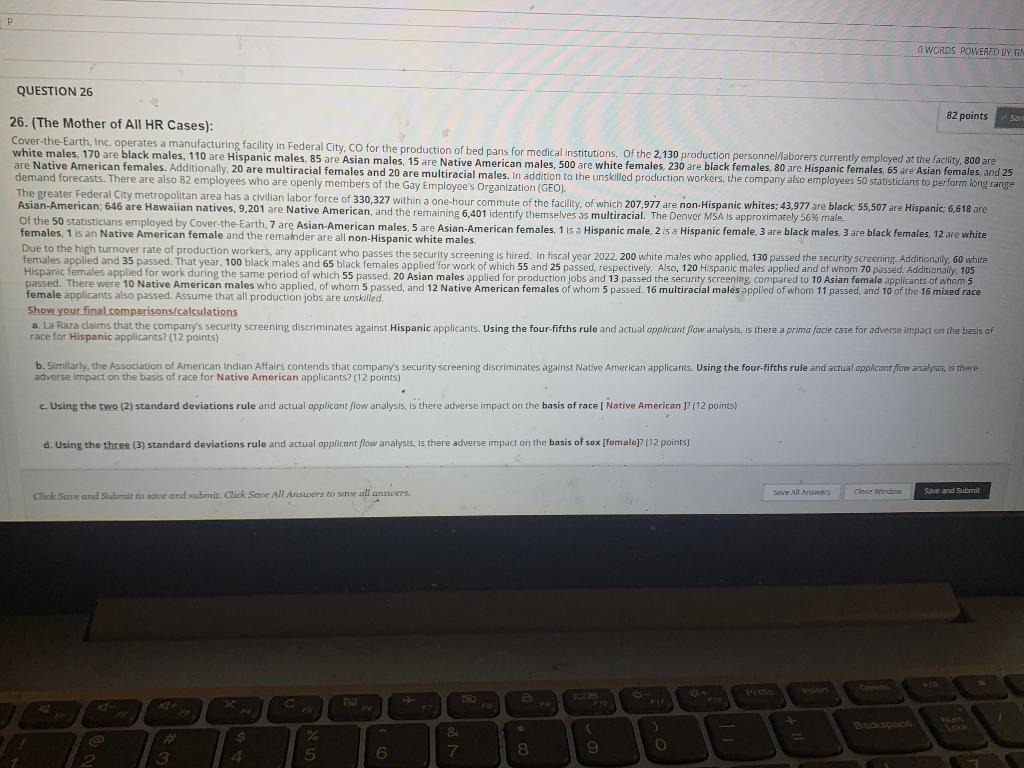 ANSWER C & D PLEASE O WORDS POWERED BY TIS Say