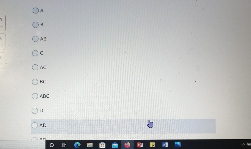 3 Question 2 (2 points) you run a four-factor