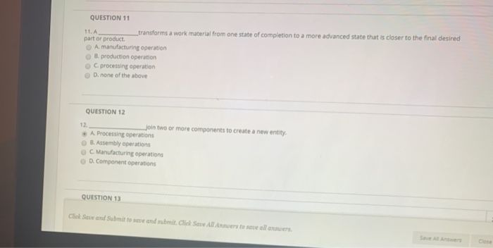 Question Completion Status: QUESTION 9 09